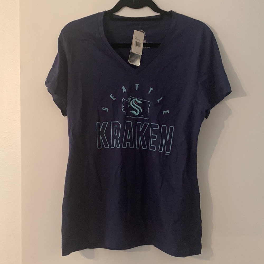 Seattle Kraken V-Neck T-Shirt